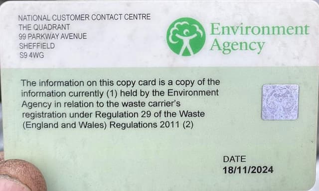 Waste Carrier Registration